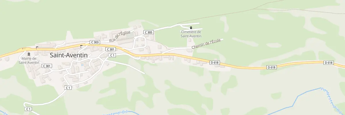 Plan du 6 Village à Saint-Aventin