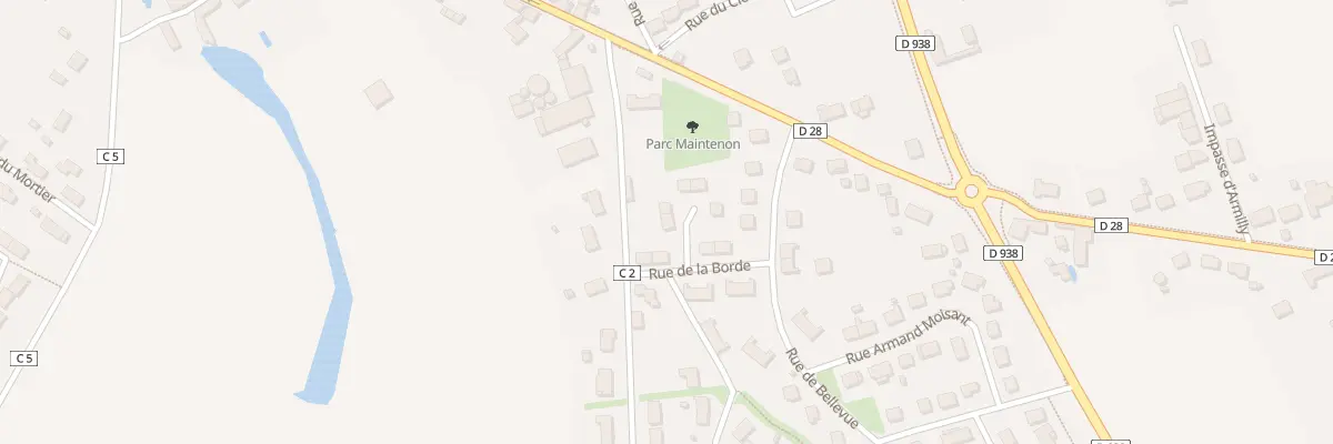 Plan du 2 Imp de la Borde à Neuillé-Pont-Pierre
