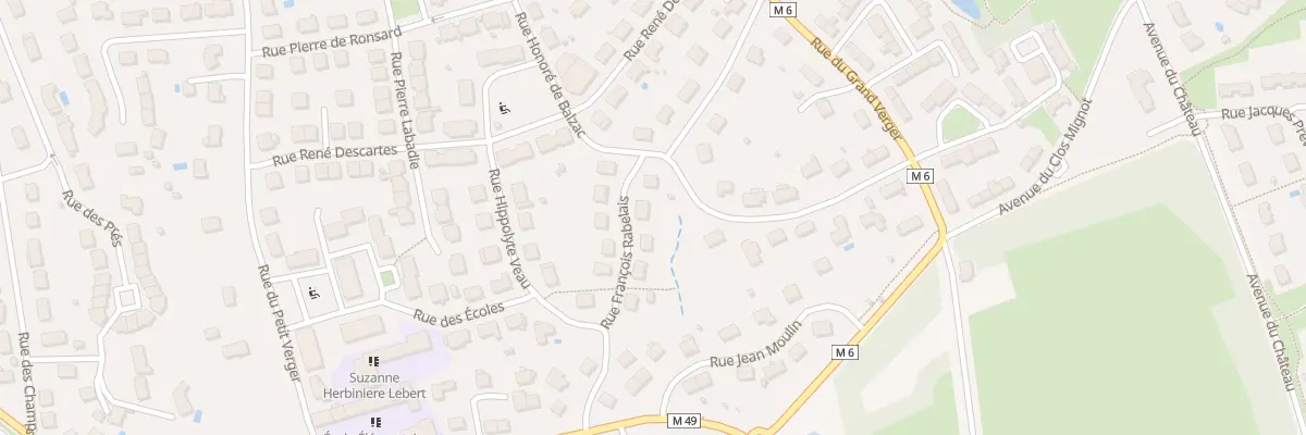 Plan du 13 Rue François Rabelais à Luynes
