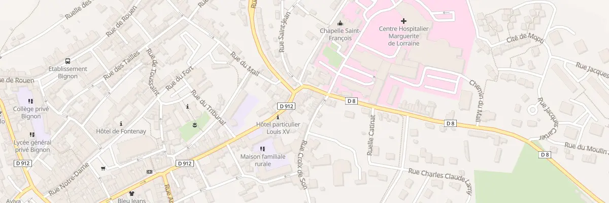 Plan du 60 Rue des Quinze Fusilles à Mortagne-au-Perche