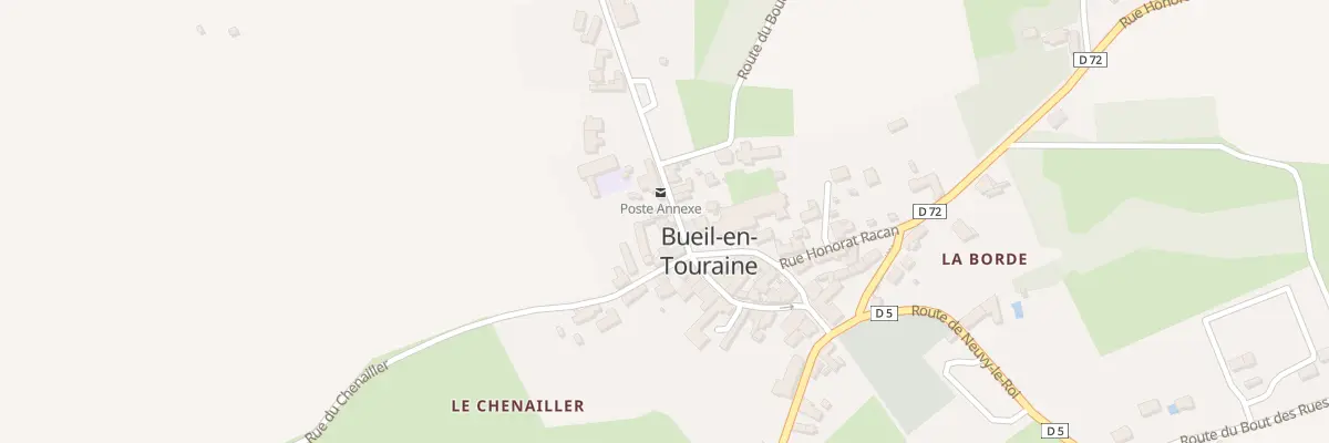 Plan du 3 Rue de la Mairie à Bueil-en-Touraine