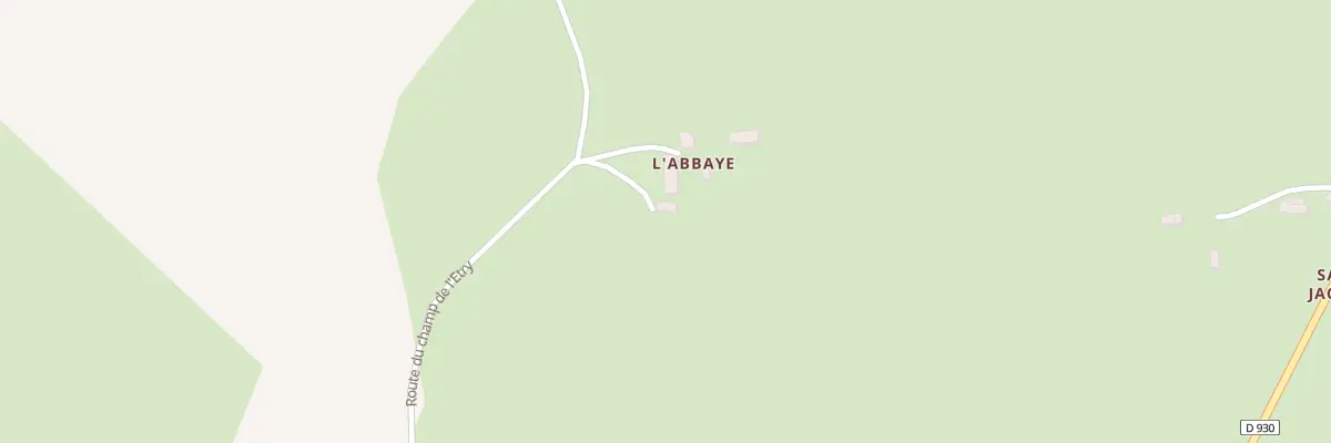 Plan du 2 Che de l’Abbaye à Saint-Hilaire-le-Châtel