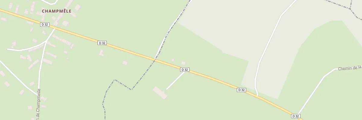 Plan du 107 Les Tremblees à Sainte-Céronne-lès-Mortagne