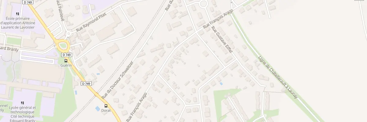 Plan du 34 Rue François Arago à Châtellerault