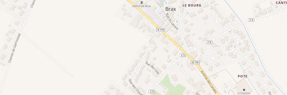 Plan du 11 Rue des Mimosas à Brax