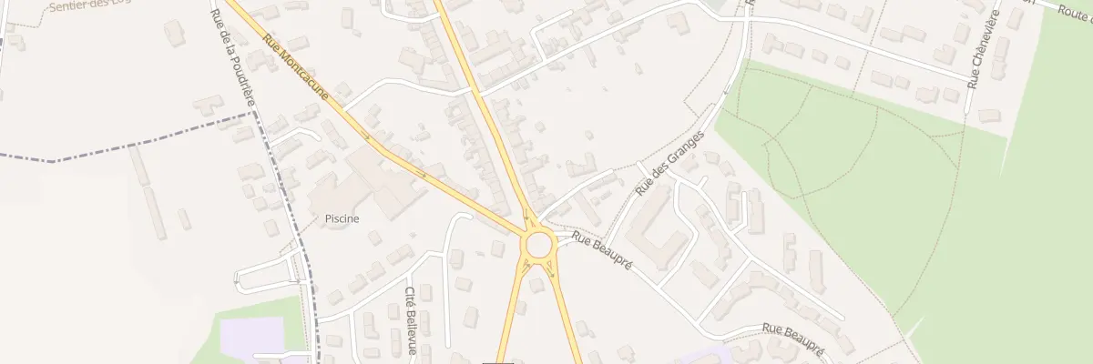 Plan du 89 Rue des Déportés à Mortagne-au-Perche