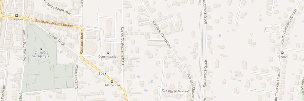 Plan du 7 Rue René Gaultier à Châtellerault