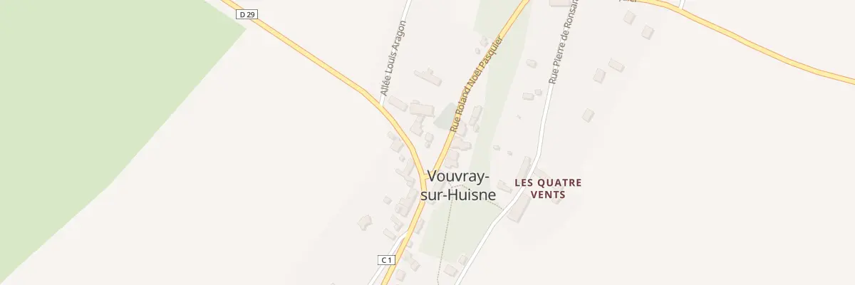 Plan du 15 Rue Auguste Boulard à Vouvray-sur-Huisne