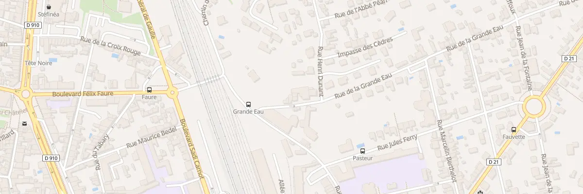 Plan du 5 Rue de la Grande Eau à Châtellerault