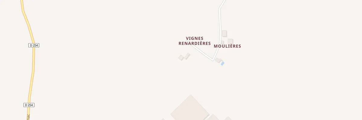Plan du 614 Che de Moulieres à Douzains