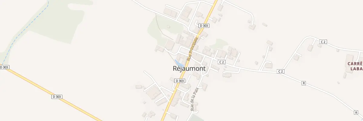 Plan du 1 Pl de la Bastide à Réjaumont