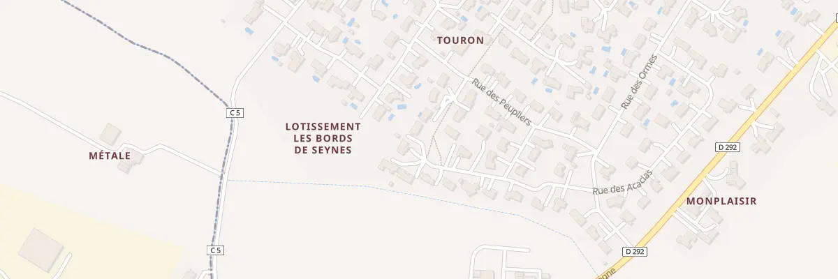 Plan du 26 Rue des Peupliers à Brax