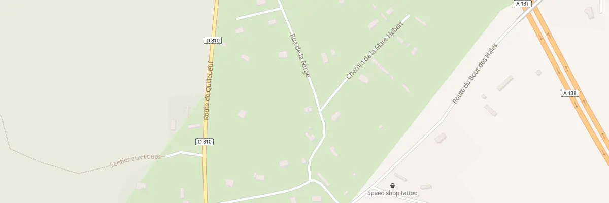 Plan du 61 Rue de la Forge à Sainte-Opportune-la-Mare