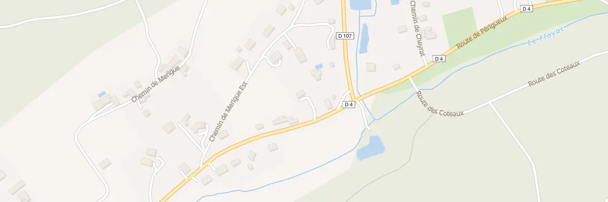 Plan du 925 Rte de Perigueux à Villamblard