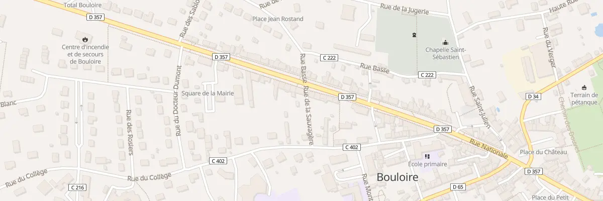 Plan du 28 Rue Nationale à Bouloire
