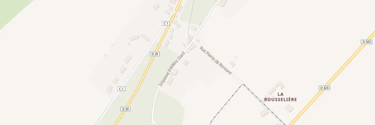 Plan du 1 Imp Frédéric-dard à Vouvray-sur-Huisne