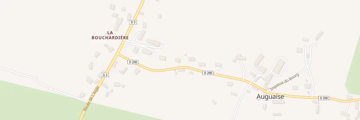 Plan du 5033 Les Acres à Auguaise