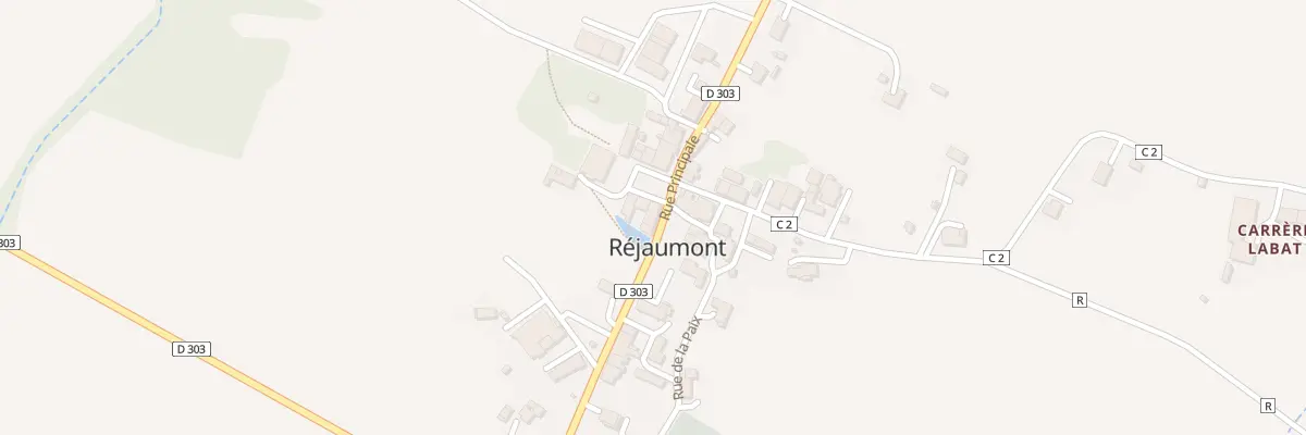 Plan du 5089 Au Village à Réjaumont