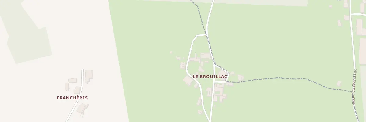 Plan du 181 Che des Forges Brouillac à Mareuil en Périgord