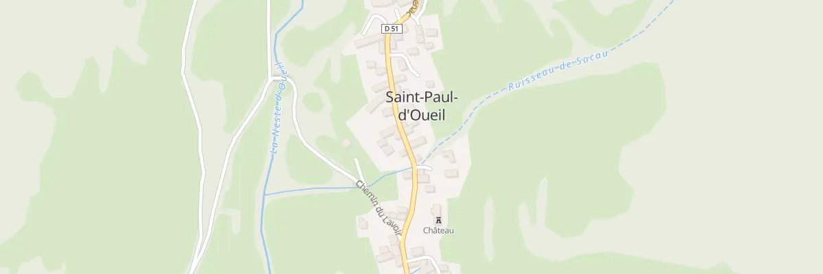Plan du 16 Sacaou à Saint-Paul-d’Oueil