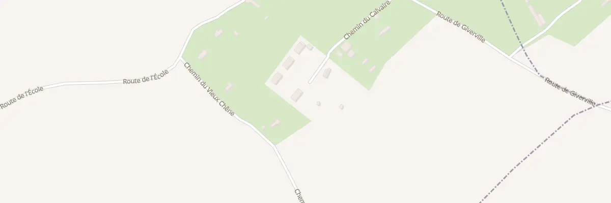 Plan du 193 Che du Calvaire à Épreville-en-Lieuvin