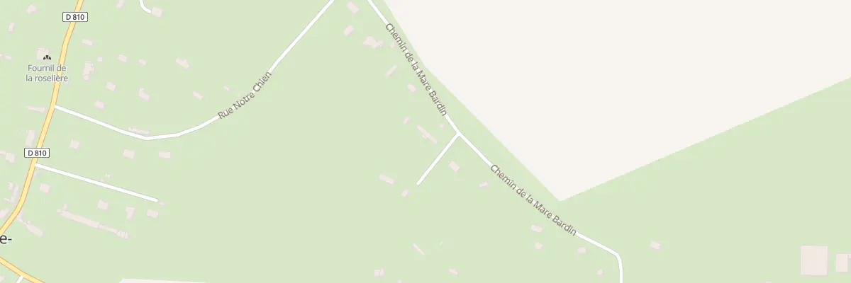 Plan du 650 Che de la Mare Bardin à Sainte-Opportune-la-Mare