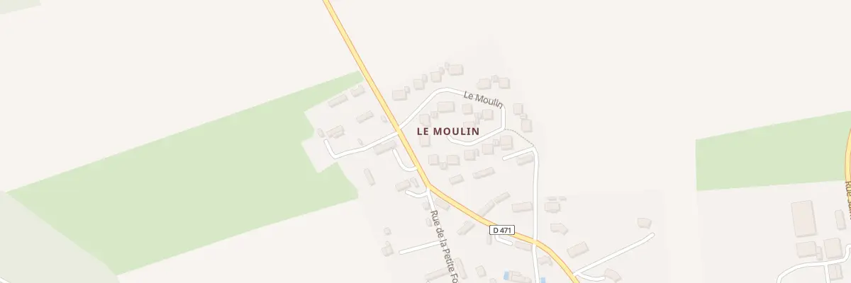 Plan du 14 Le Moulin à Vinnemerville