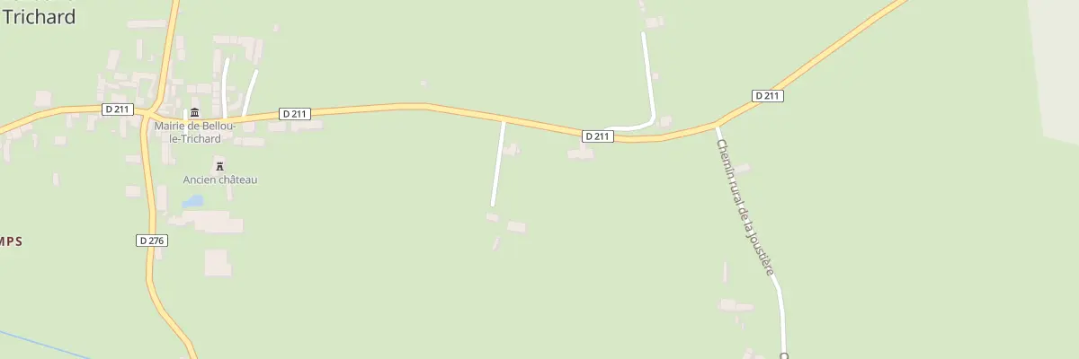 Plan du 65 La Pelletrie à Bellou-le-Trichard