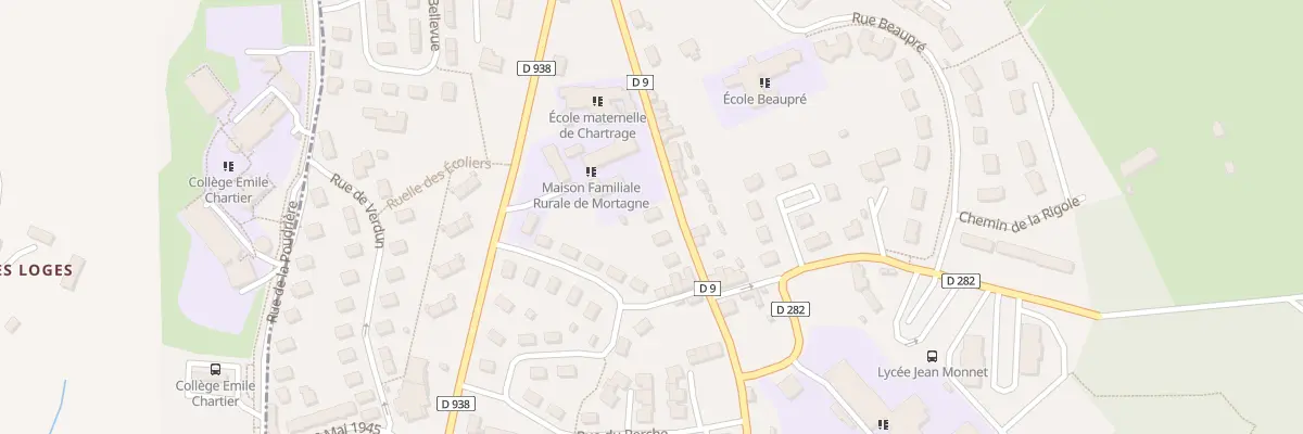 Plan du 6 Rue de Chartrage à Mortagne-au-Perche