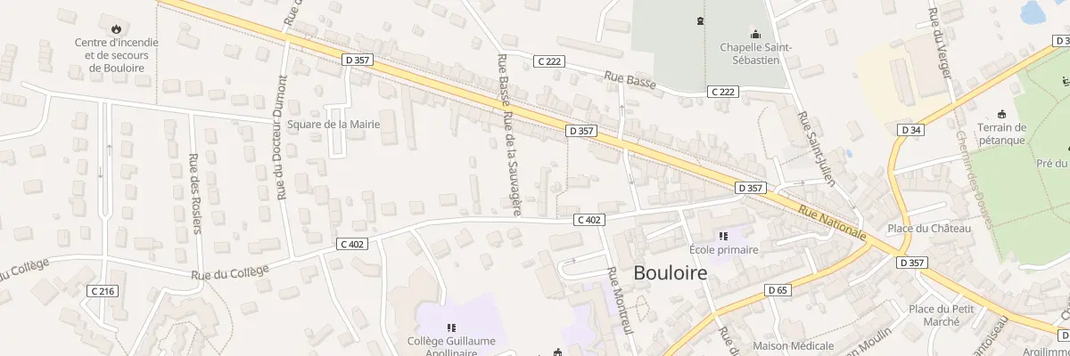 Plan du 24 Rue du Collège à Bouloire
