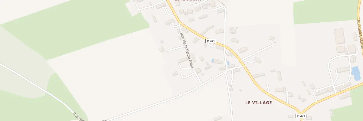 Plan du 6 Rue de la Petite Folie à Vinnemerville