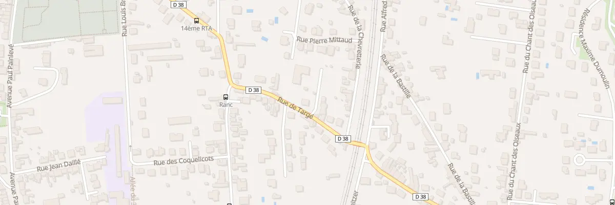 Plan du 59 Rue de Targé à Châtellerault