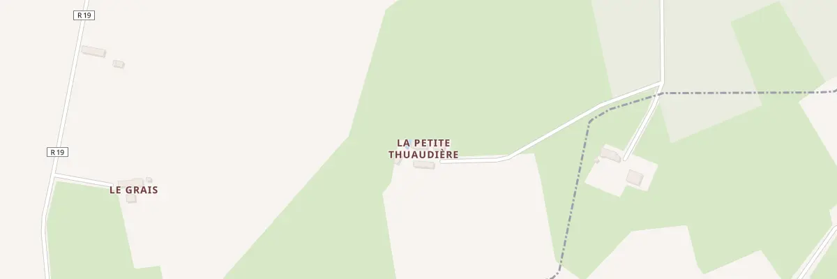 Plan du 5054 La Petite Thuaudiere à La Bosse