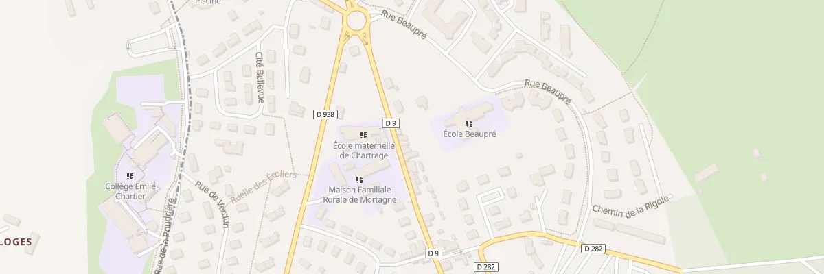 Plan du 11 Rue de Chartrage à Mortagne-au-Perche
