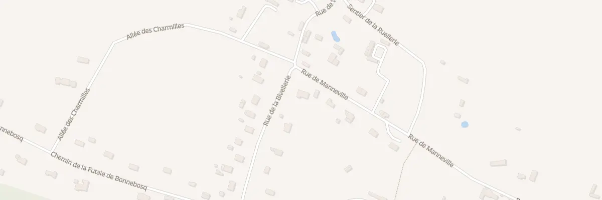 Plan du 10 Rue de la Bivellerie à Manneville-sur-Risle