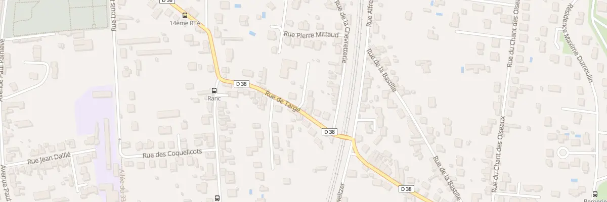 Plan du 59B Rue de Targé à Châtellerault