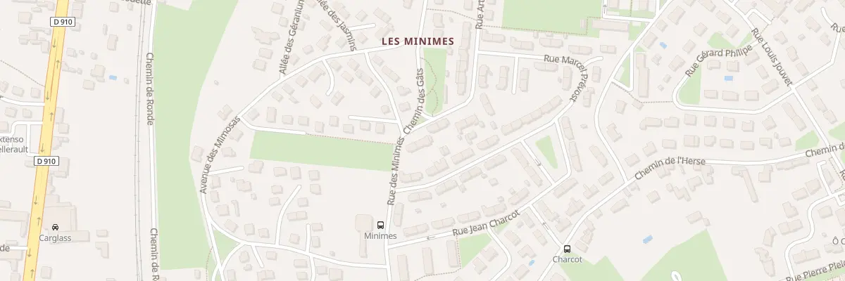 Plan du 2 Rue Marcel Prévost à Châtellerault