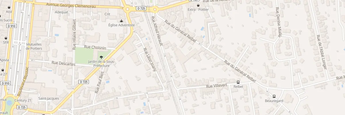 Plan du 156 Rue Alfred Hérault à Châtellerault