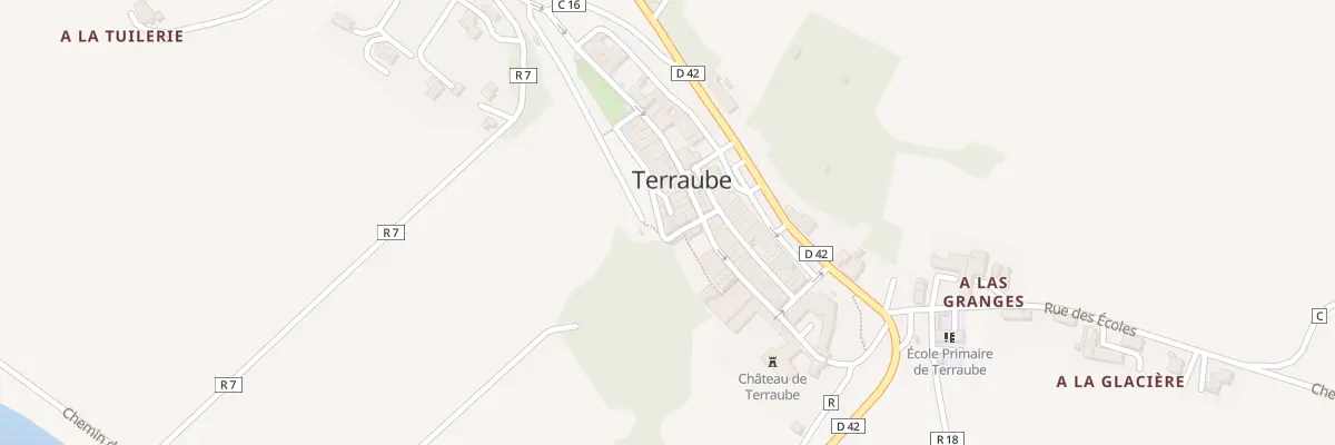 Plan du 61 Bd des Pyrénées à Terraube