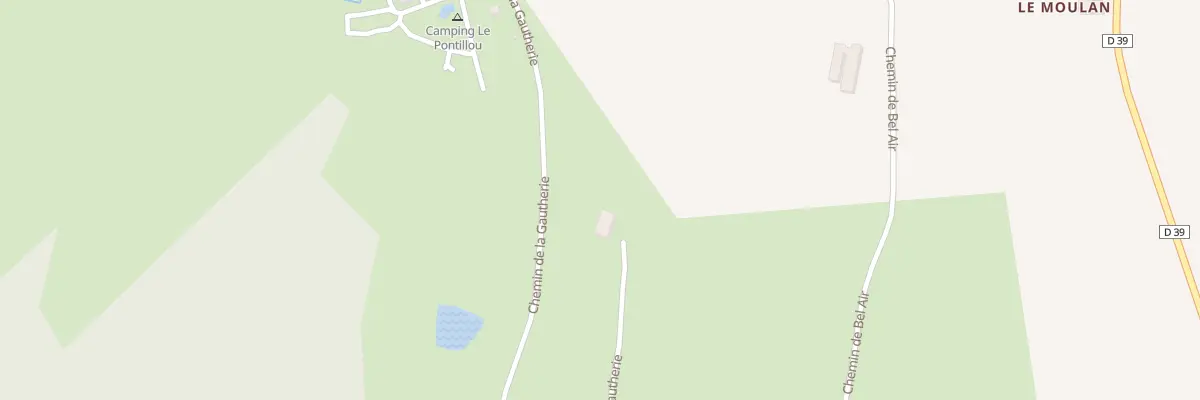 Plan du 964 Che de la Gautherie à Villamblard