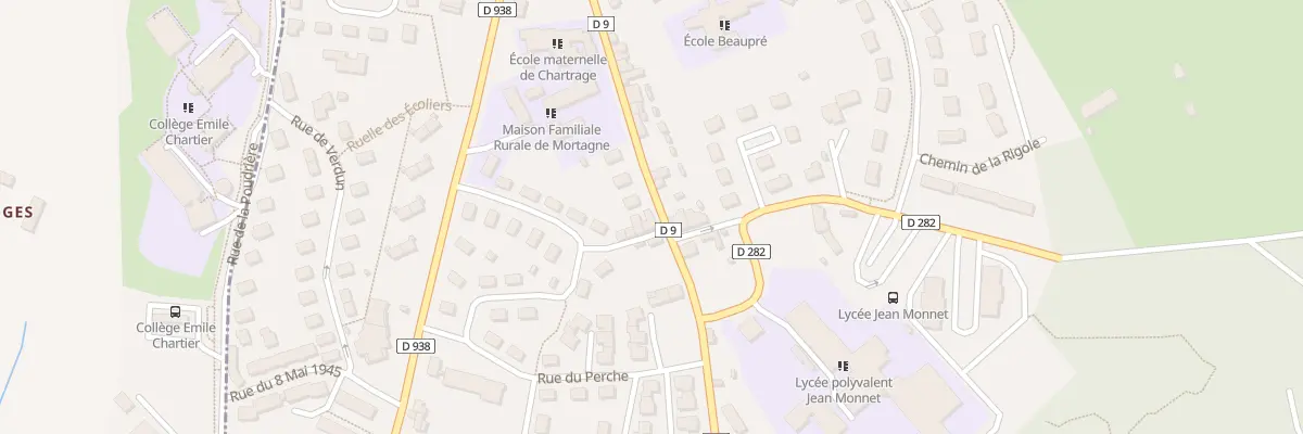 Plan du 12 Rue de Chartrage à Mortagne-au-Perche