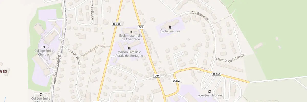Plan du 23 Rue de Chartrage à Mortagne-au-Perche