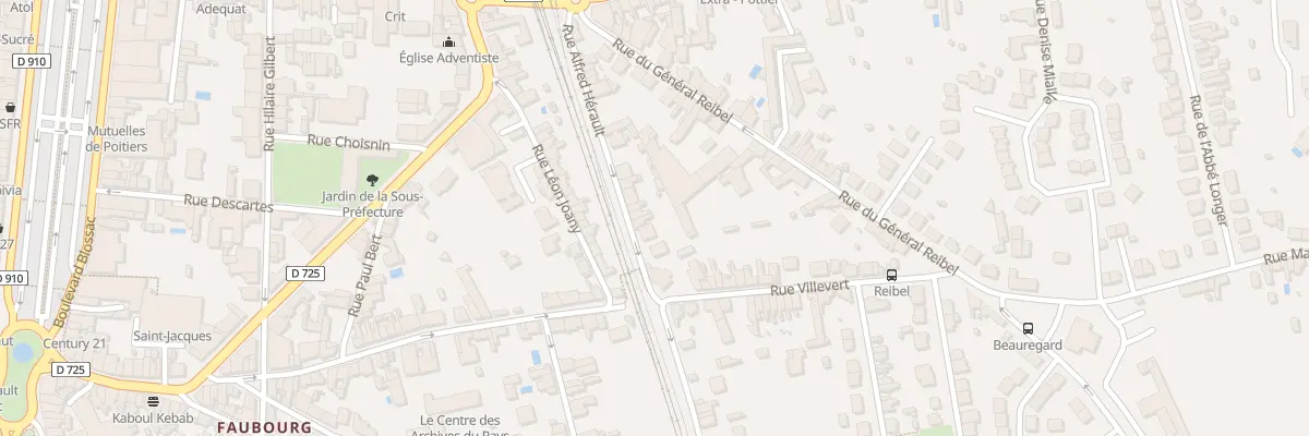 Plan du 148 Rue Alfred Hérault à Châtellerault