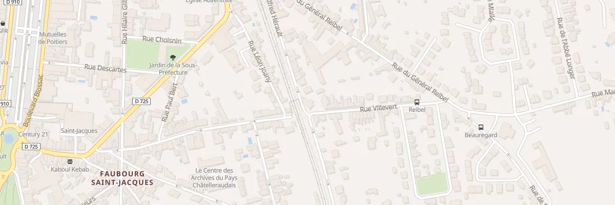 Plan du 142 Rue Alfred Hérault à Châtellerault