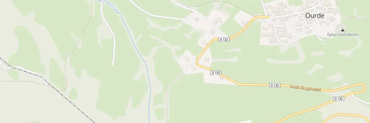 Plan du 5054 Ariou à Ourde