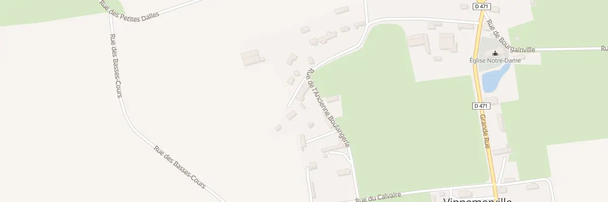 Plan du 1 Rue du Tourniquet à Vinnemerville