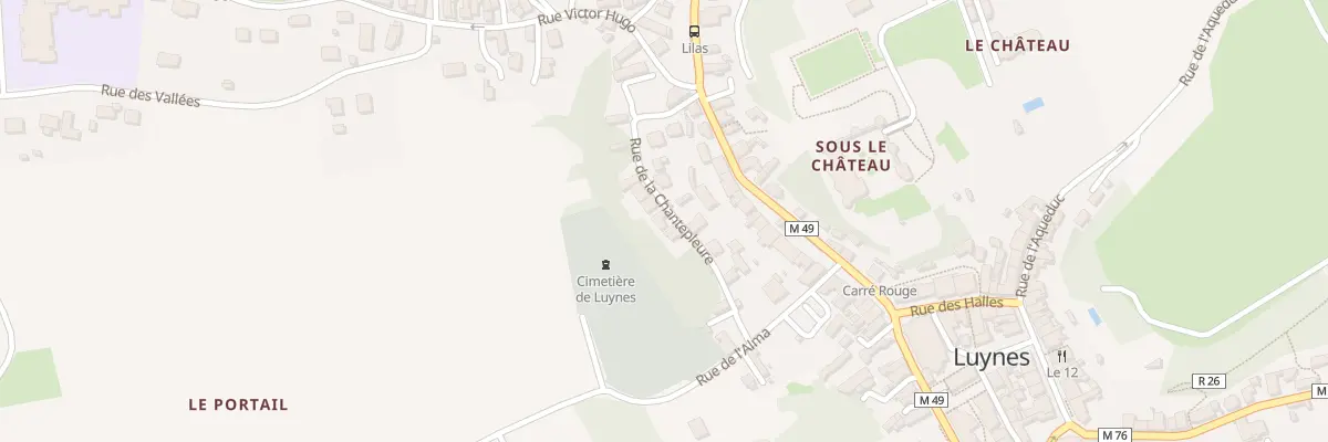 Plan du 6 Rue de la Chantepleure à Luynes