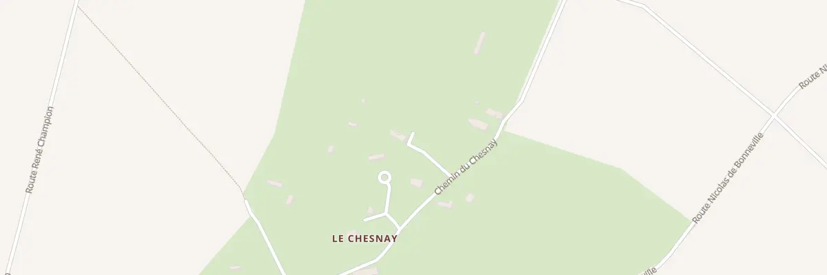 Plan du 219 Chem du Chesnay à Chamblac
