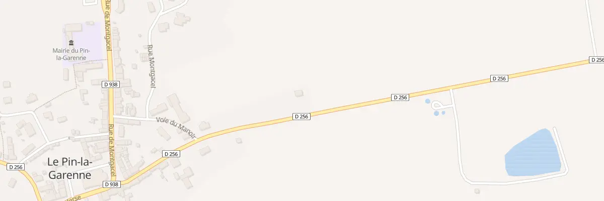Plan du 233 Les Pieces du Manoir au Pin-la-Garenne