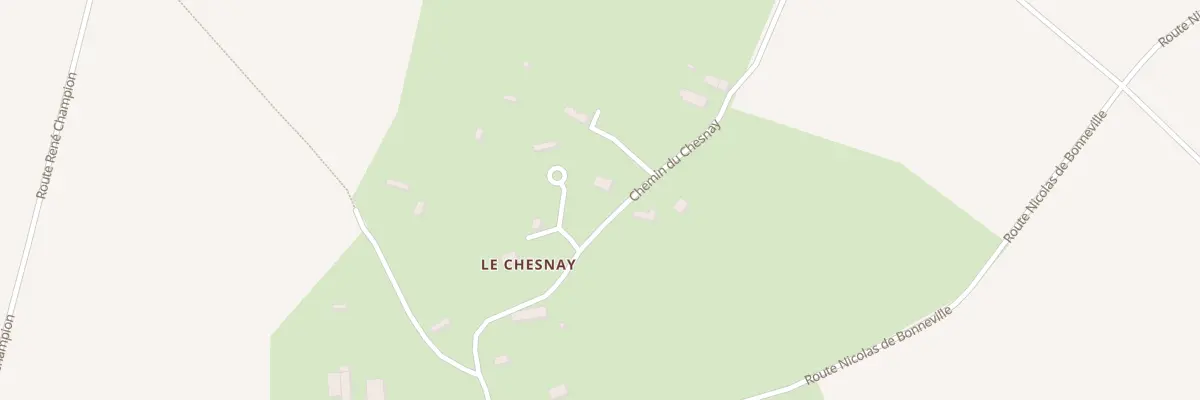 Plan du 189 Che du Chesnay à Chamblac